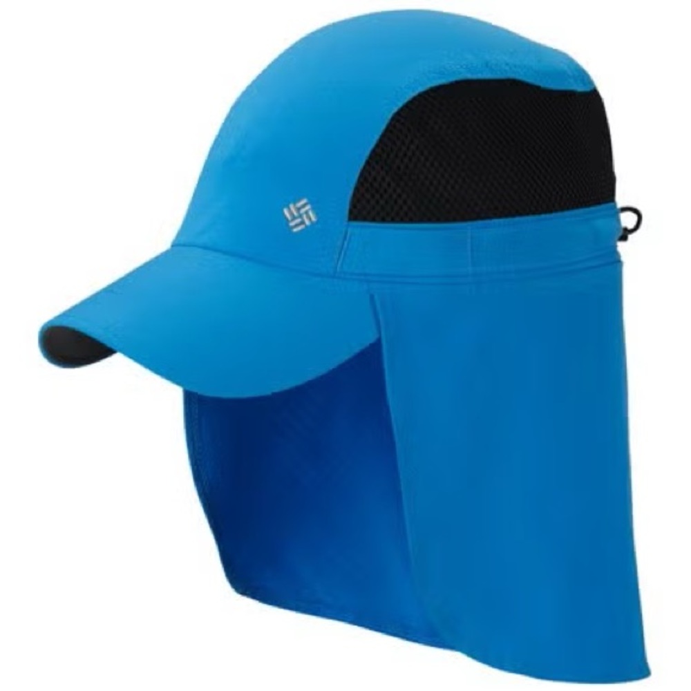 Columbia Blue Outdoor Hat with Black Mesh